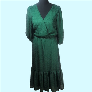 Ryan Michelle Elegant Green Women's Dress